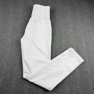 Stop‎ Jeans Women's Size 8 White High Waist Smocked Waistband Skinny Pants